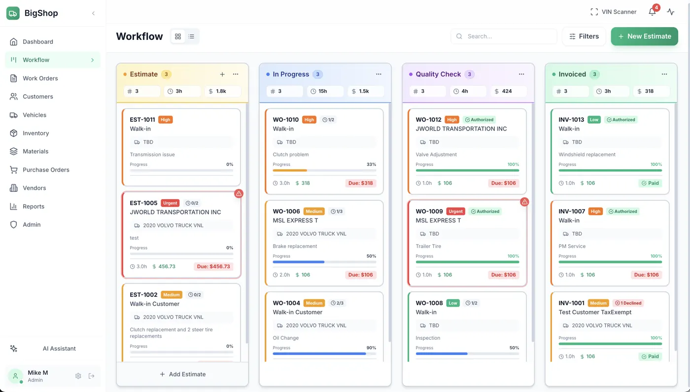 BigShop AI Light Mode